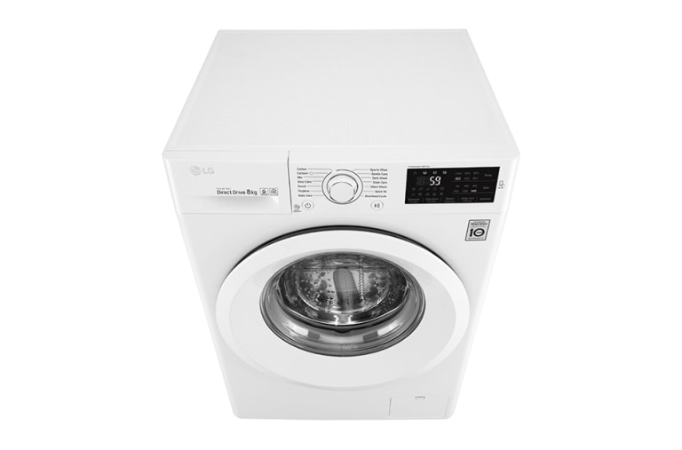 LG 8KG Washing Machine with multiple Wash Programs and SmartThinQ connectivity, F4J5TN3W