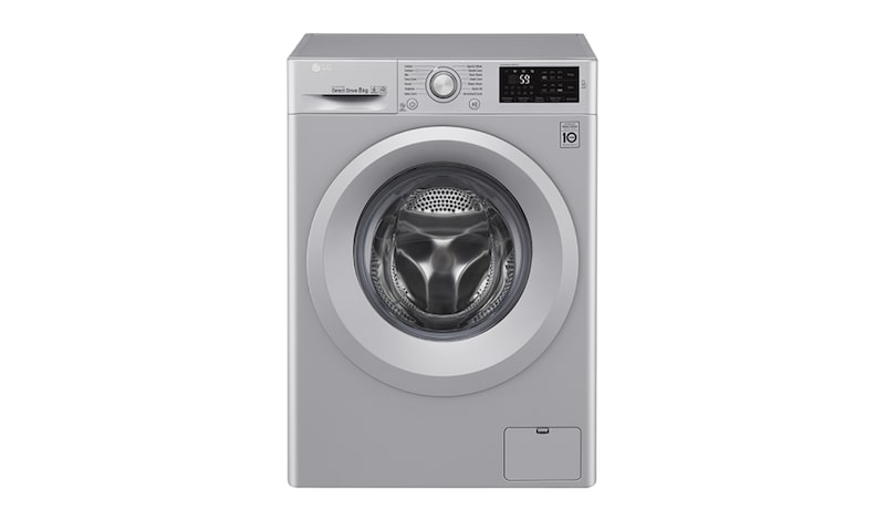 Front view of 8KG Washing Machine with multiple Wash Programs and Smart ThinQ connectivity F4J5TN4L