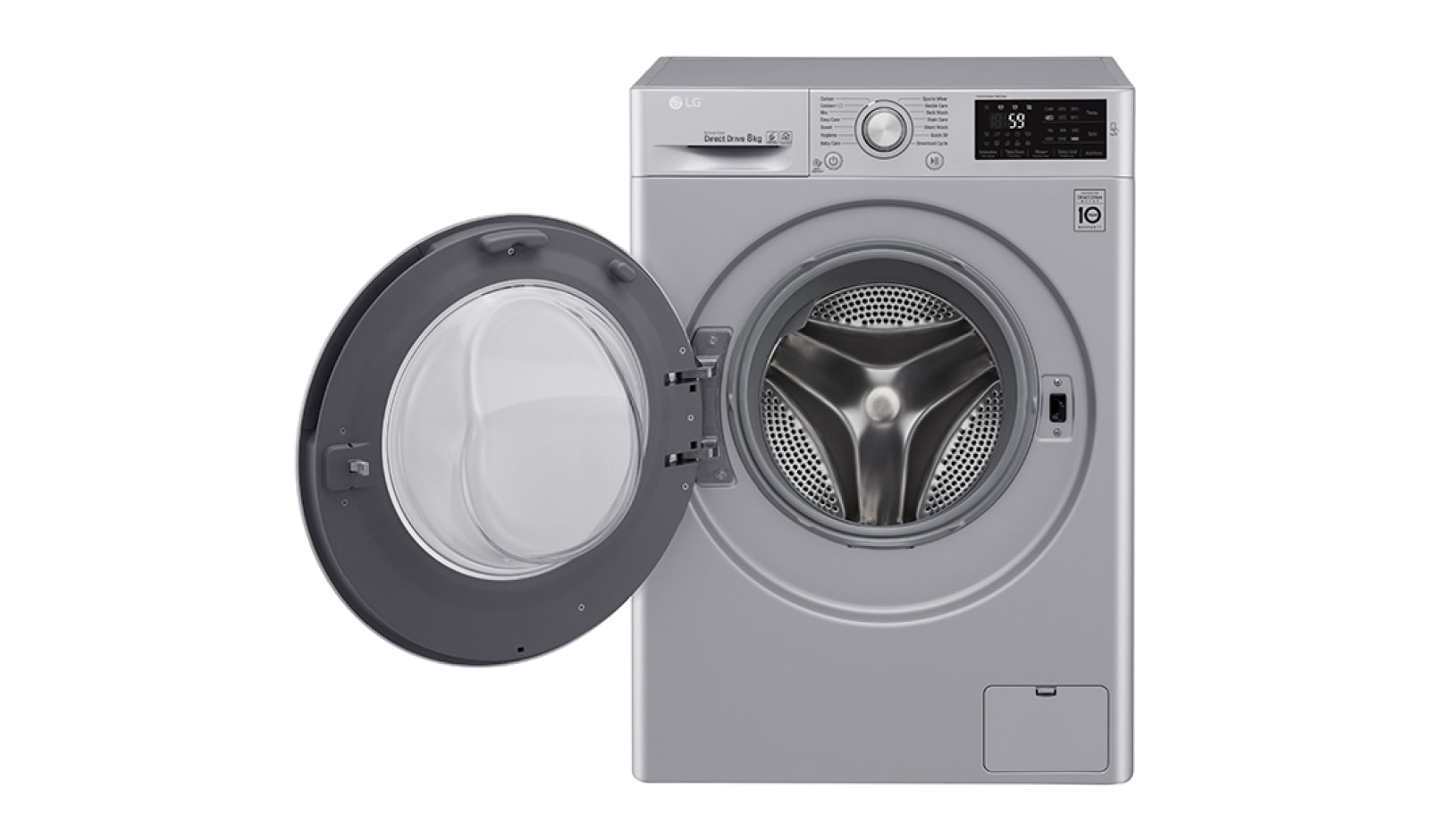 LG 8KG Washing Machine with multiple Wash Programs and Smart ThinQ connectivity, F4J5TN4L