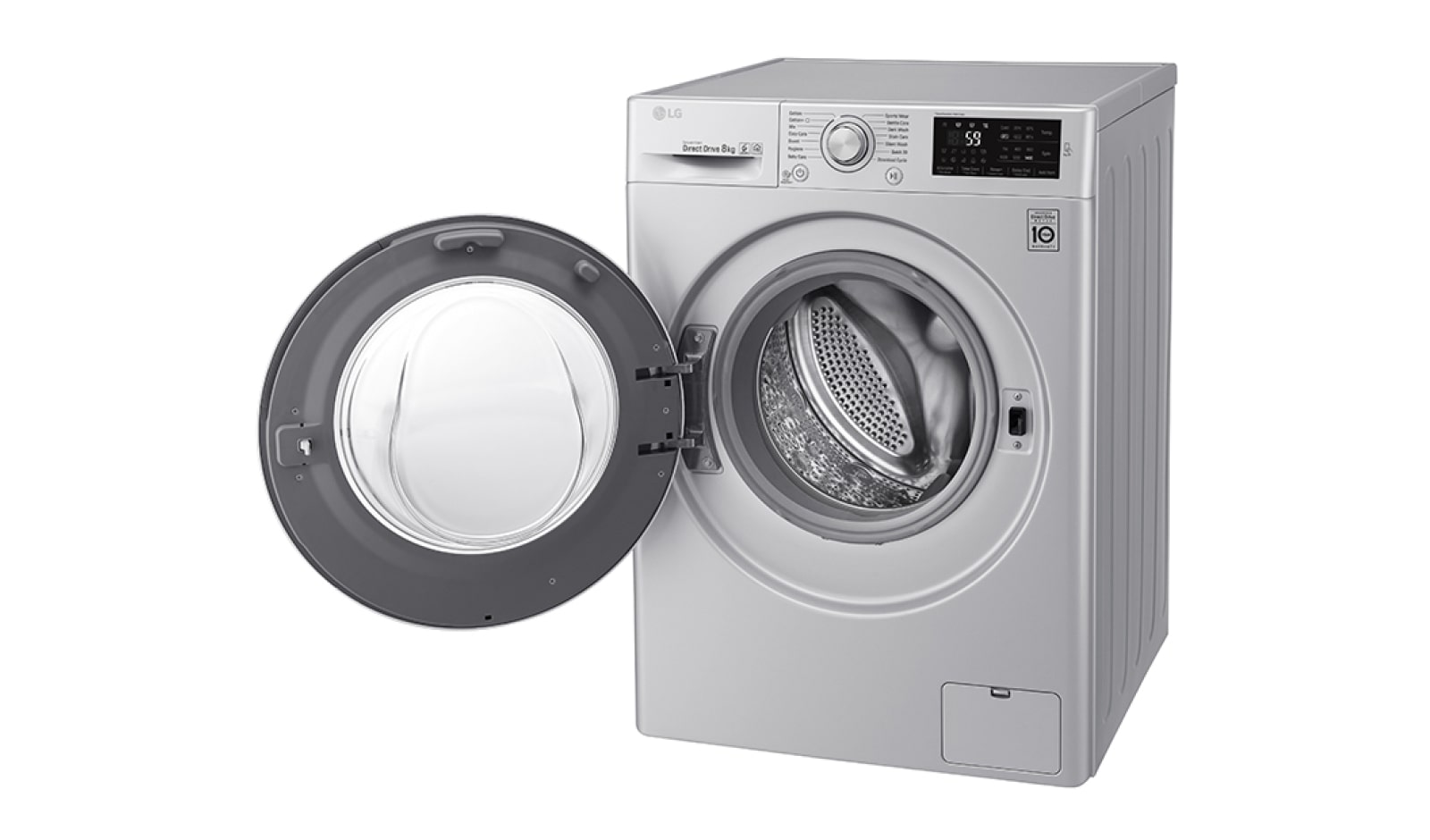 LG 8KG Washing Machine with multiple Wash Programs and Smart ThinQ connectivity, F4J5TN4L