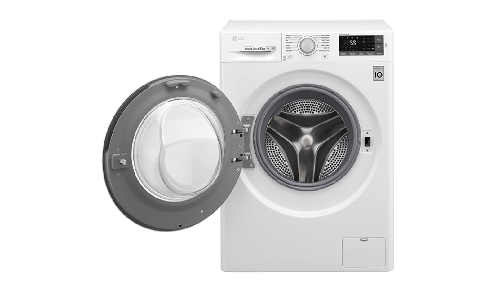 LG 8KG Washing Machine with multiple Wash Programs and Smart ThinQ connectivity, F4J5TN4WW