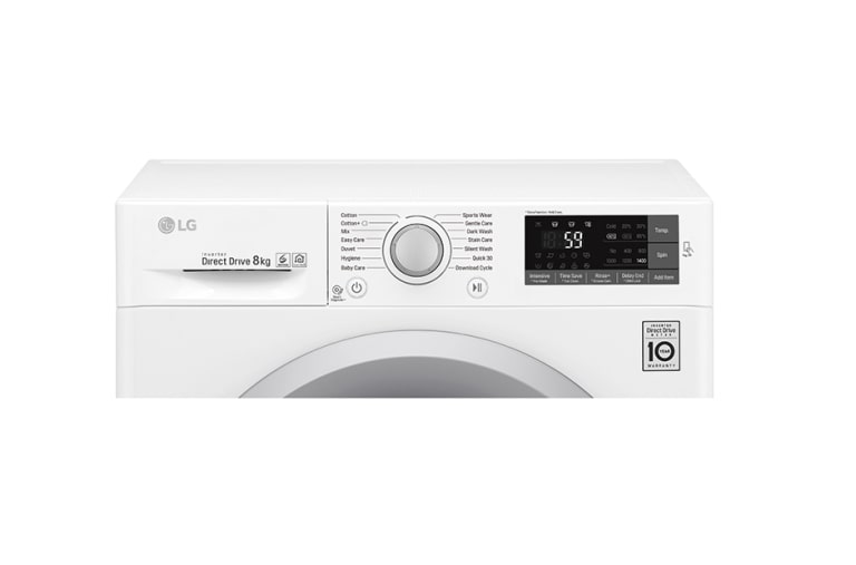 LG 8KG Washing Machine with multiple Wash Programs and Smart ThinQ connectivity, F4J5TN4WW