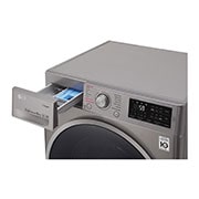 LG Steam™ F4J610SS 10kg 1400 Spin Washing Machine - Graphite, F4J610SS