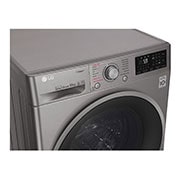 LG Steam™ F4J610SS 10kg 1400 Spin Washing Machine - Graphite, F4J610SS