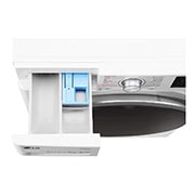 LG Steam™ F4J6JY1W 10Kg 1400 Spin Washing Machine - White, F4J6JY1W