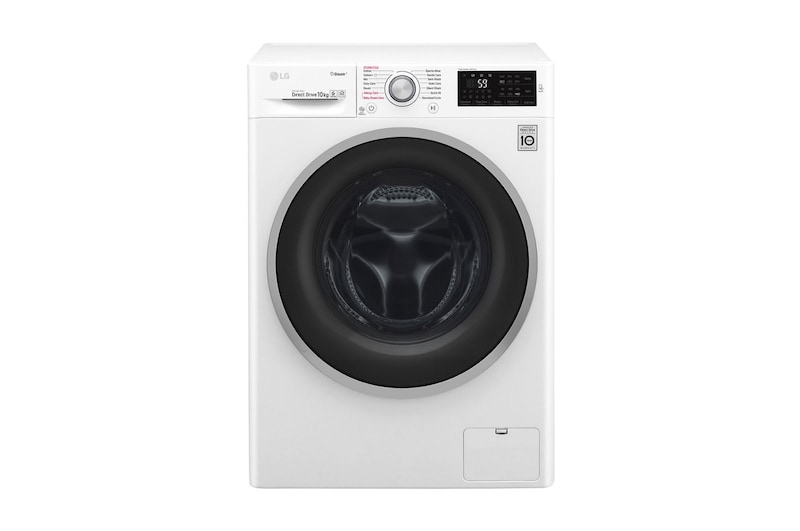 LG Steam™ F4J6JY1W 10Kg 1400 Spin Washing Machine - White, F4J6JY1W