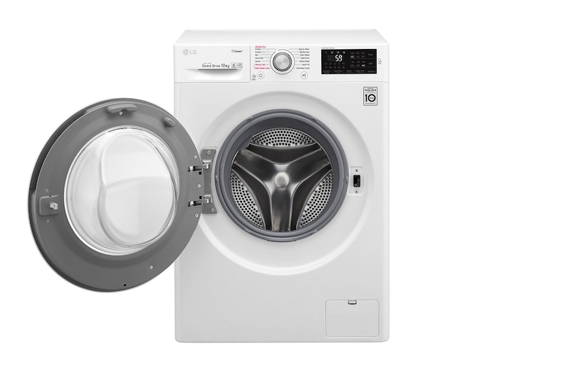 LG Steam™ F4J6JY1W 10Kg 1400 Spin Washing Machine - White, F4J6JY1W