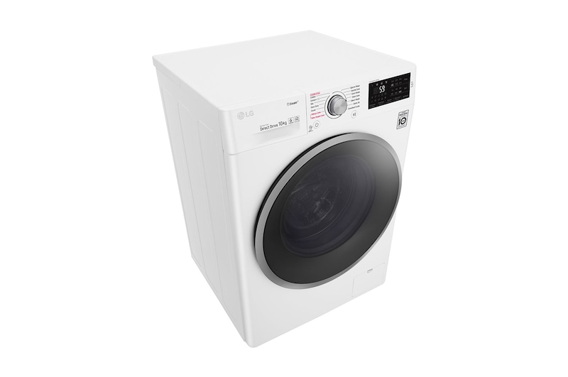 LG Steam™ F4J6JY1W 10Kg 1400 Spin Washing Machine - White, F4J6JY1W