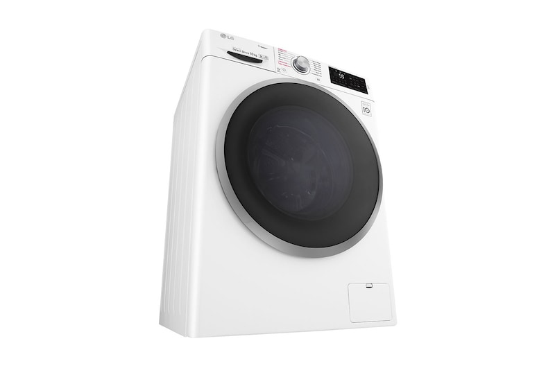 LG Steam™ F4J6JY1W 10Kg 1400 Spin Washing Machine - White, F4J6JY1W