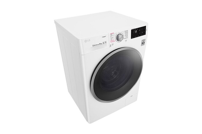 LG Steam™ F4J6JY1W 10Kg 1400 Spin Washing Machine - White, F4J6JY1W