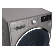 LG Steam™ F4J6JY2S 10Kg 1400 Spin Washing Machine - Graphite, F4J6JY2S