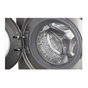 LG Steam™ F4J6JY2S 10Kg 1400 Spin Washing Machine - Graphite, F4J6JY2S