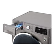 LG Steam™ F4J6JY2S 10Kg 1400 Spin Washing Machine - Graphite, F4J6JY2S