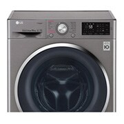 LG Steam™ F4J6JY2S 10Kg 1400 Spin Washing Machine - Graphite, F4J6JY2S