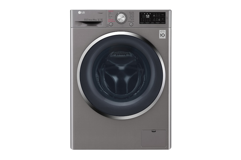 LG Steam™ F4J6JY2S 10Kg 1400 Spin Washing Machine - Graphite, F4J6JY2S