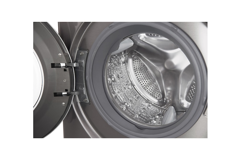 LG Steam™ F4J6JY2S 10Kg 1400 Spin Washing Machine - Graphite, F4J6JY2S