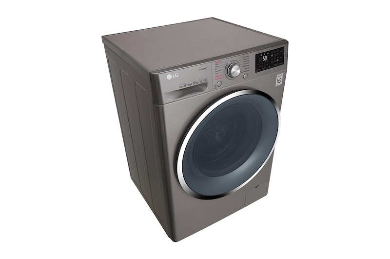 LG Steam™ F4J6JY2S 10Kg 1400 Spin Washing Machine - Graphite, F4J6JY2S