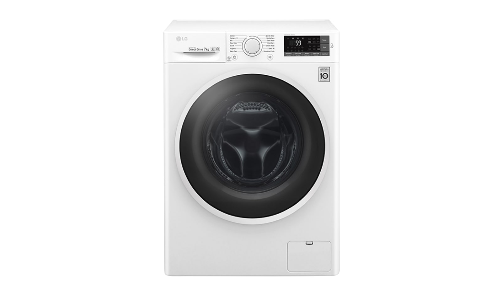 LG 7KG Washing Machine with multiple Wash Programs and Smart ThinQ connectivity, F4J6QN0WW