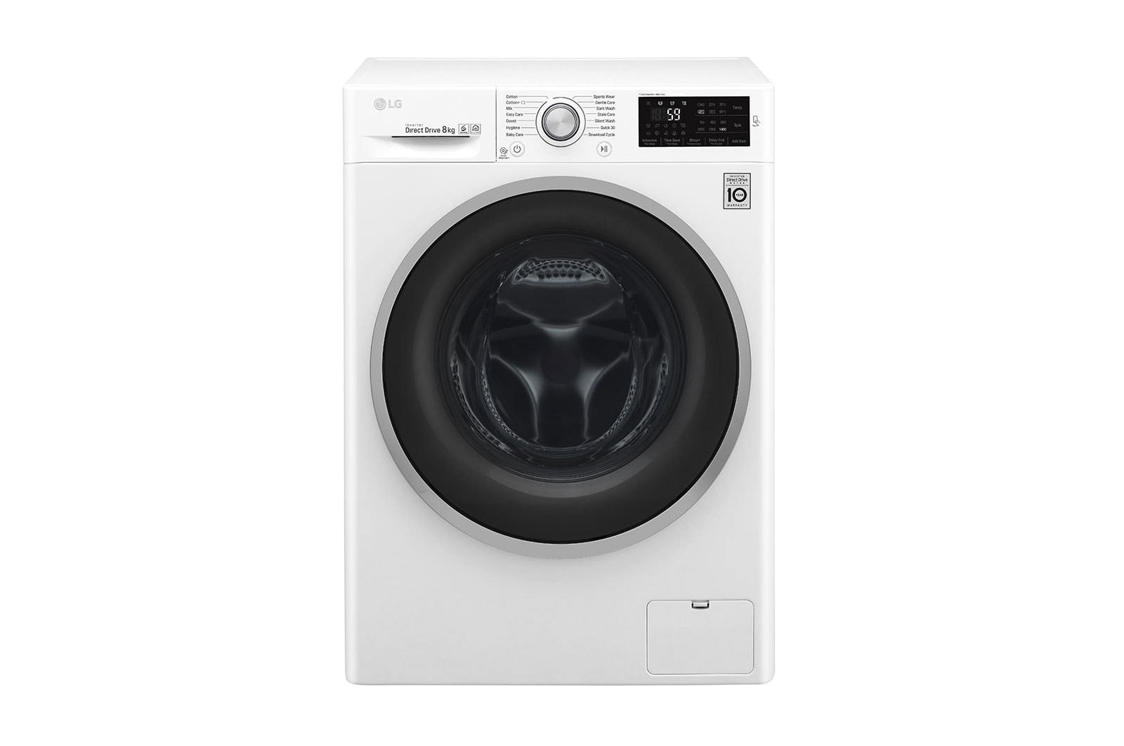LG 8KG Washing Machine with multiple Wash Programs and Smart ThinQ connectivity, F4J6TN1W