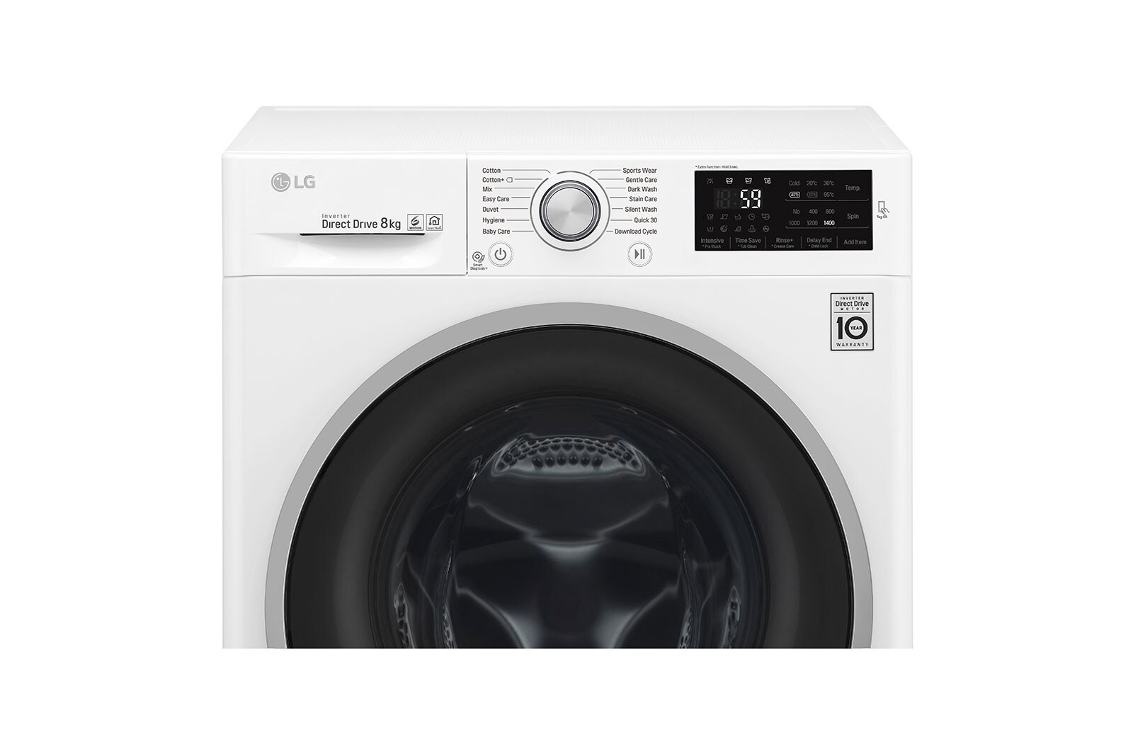 LG 8KG Washing Machine with multiple Wash Programs and Smart ThinQ connectivity, F4J6TN1W