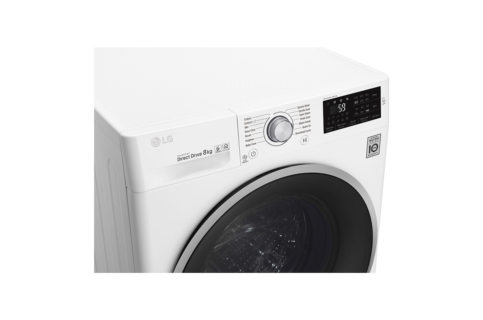 LG 8KG Washing Machine with multiple Wash Programs and Smart ThinQ connectivity, F4J6TN1W