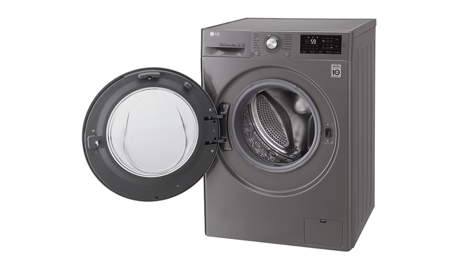 LG 8KG Washing Machine with multiple Wash Programs and Smart ThinQ connectivity, F4J6TN2S