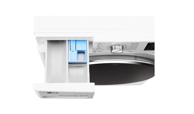 LG 8KG Washing Machine with multiple Wash Programs and Smart ThinQ connectivity, F4J6TN2W