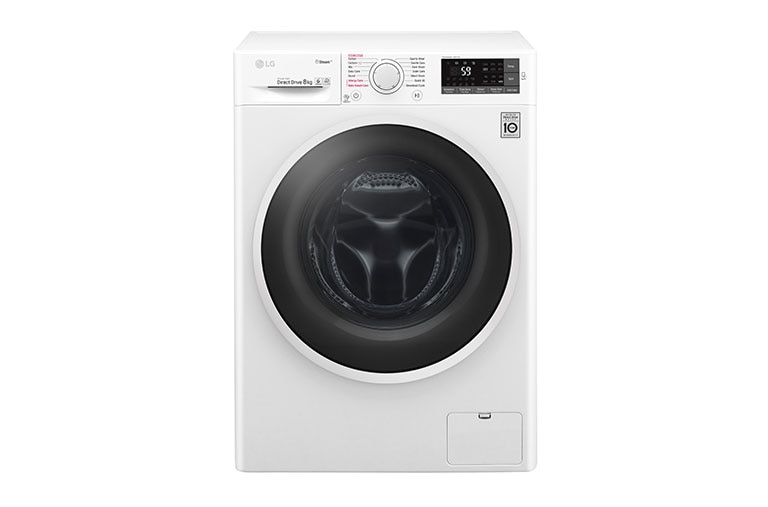 LG 8 KG Washing Machine with Steam technology and Smart ThinQ™ connectivity, F4J6TY0WW