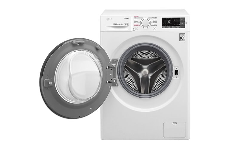 LG 8 KG Washing Machine with Steam technology and Smart ThinQ™ connectivity, F4J6TY0WW