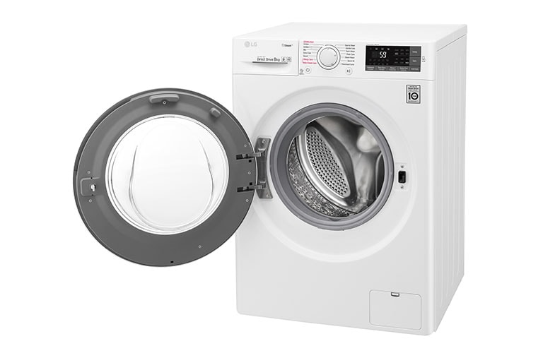 LG 8 KG Washing Machine with Steam technology and Smart ThinQ™ connectivity, F4J6TY0WW