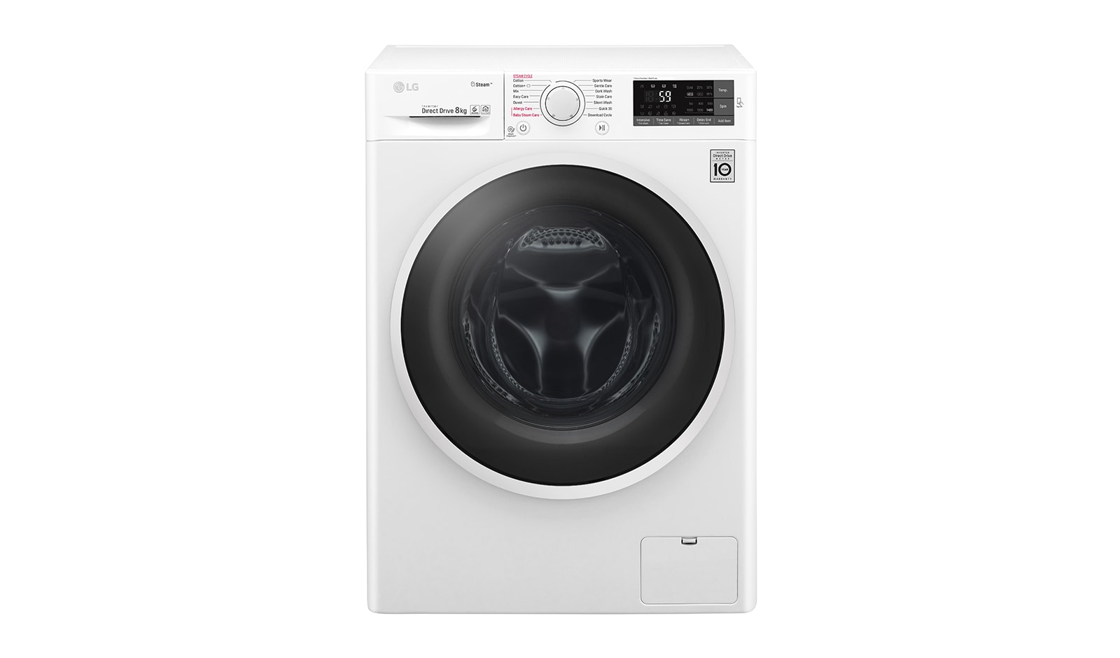 LG 8 KG Washing Machine with Steam technology and Smart ThinQ™ connectivity, F4J6TY0WW