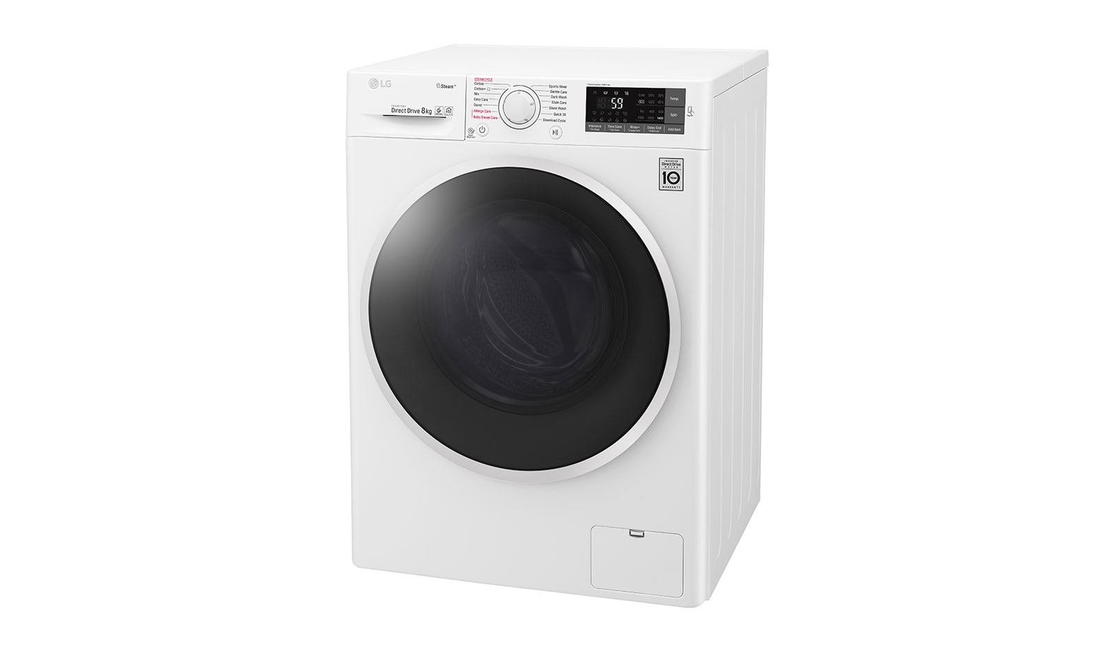 LG 8 KG Washing Machine with Steam technology and Smart ThinQ™ connectivity, F4J6TY0WW