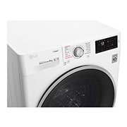 LG Steam™ F4J6TY1W 8Kg 1400 Spin Washing Machine - White, F4J6TY1W
