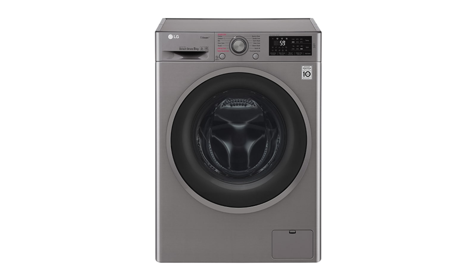 LG 8 KG Washing Machine with Steam technology and Smart ThinQ™ connectivity, F4J6TY8S