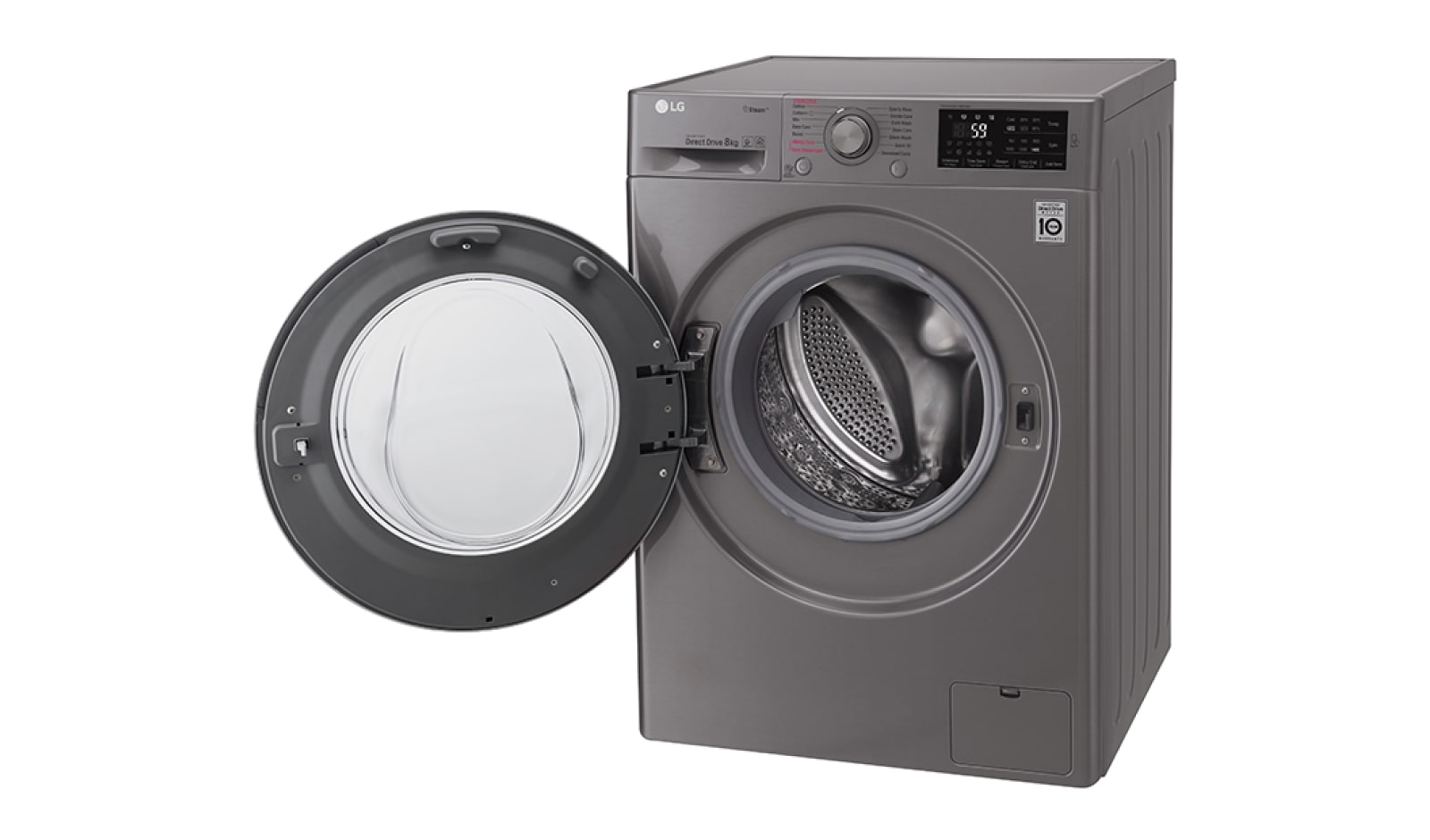 LG 8 KG Washing Machine with Steam technology and Smart ThinQ™ connectivity, F4J6TY8S