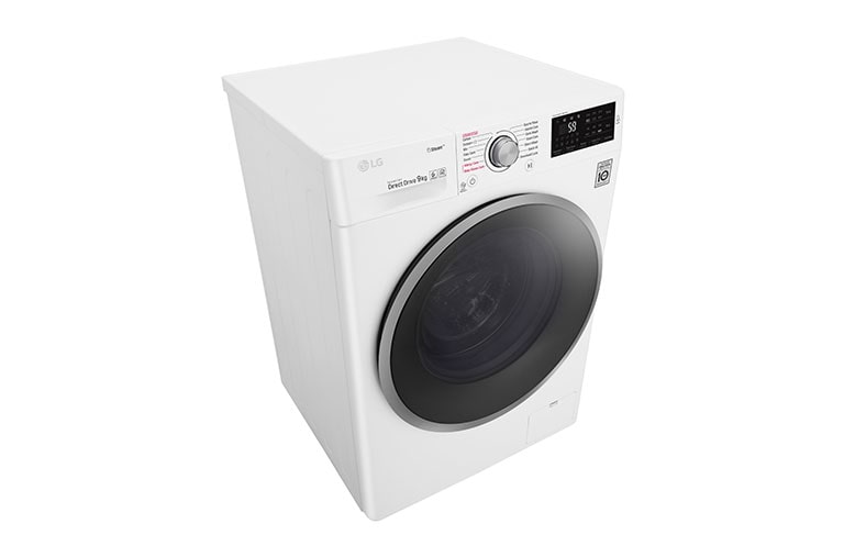 LG Steam™ F4J6VY1W 9Kg 1400 Spin Washing Machine - White, F4J6VY1W