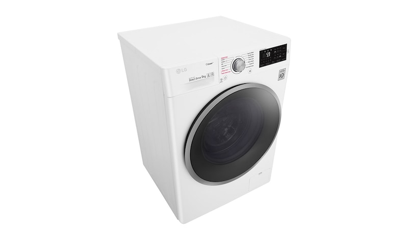LG Steam™ F4J6VY1W 9Kg 1400 Spin Washing Machine - White, F4J6VY1W