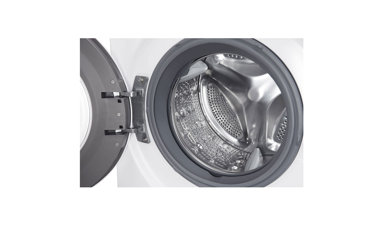 LG Steam™ F4J6VY1W 9Kg 1400 Spin Washing Machine - White, F4J6VY1W