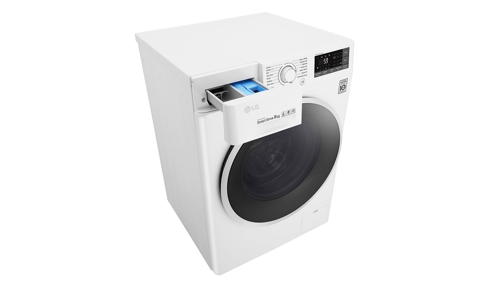 LG 8 KG Smart Washing Machine with Turbowash™ technology, F4J7TN0W