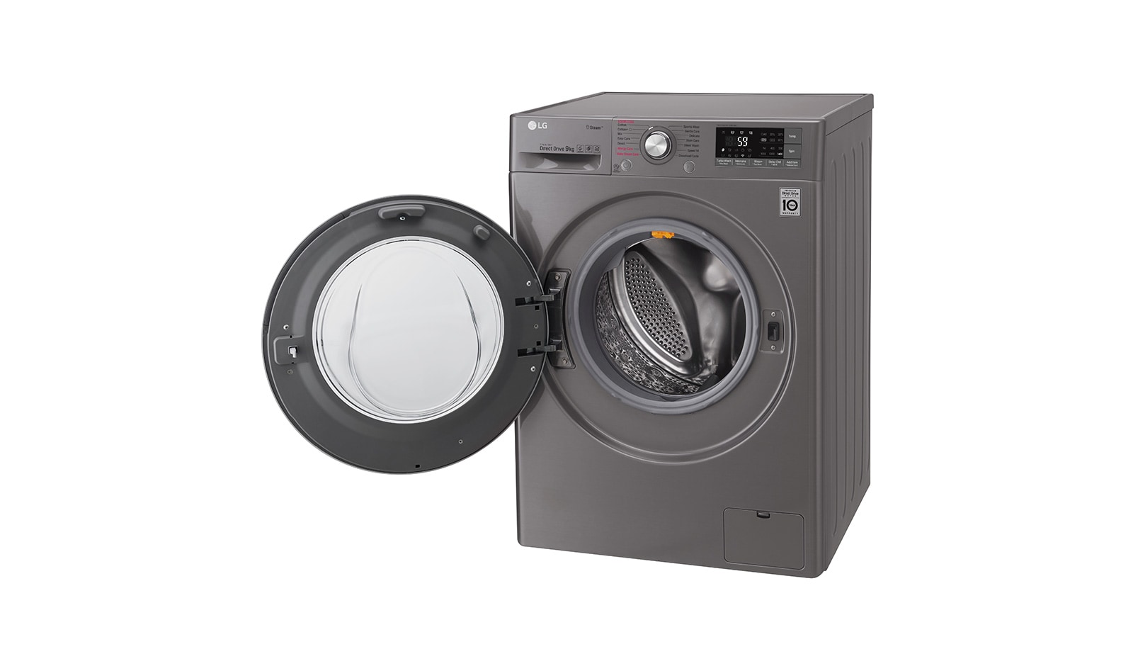 LG 9 KG Smart Washing Machine with Steam and Turbowash™ technology, F4J7VY2S