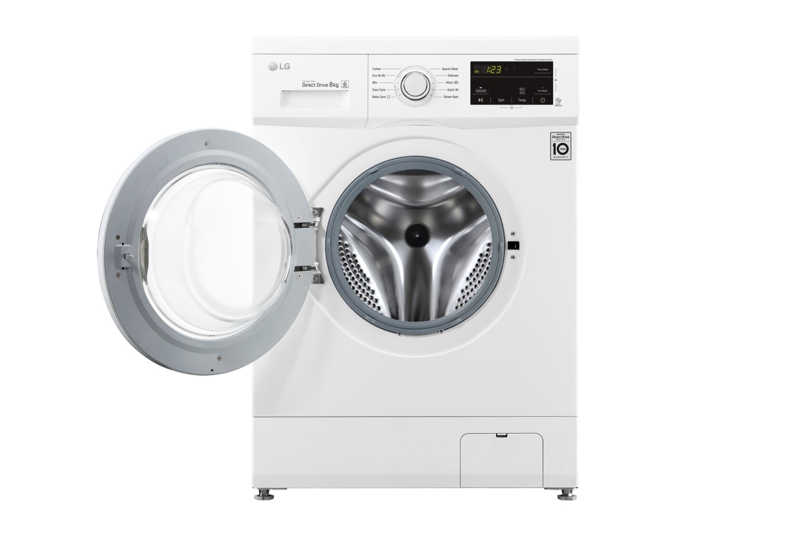 LG 8kg Washing Machine White Direct Drive, F4MT08WE