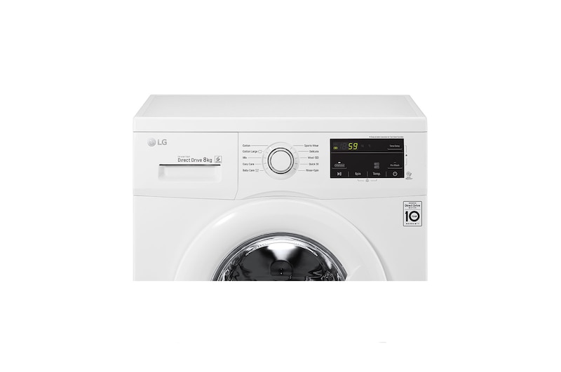 LG F4MT08W 8Kg 1400 Spin Washing Machine – White, F4MT08W