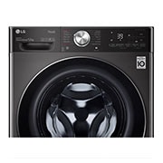 LG WiFi connected | 12kg | Washing Machine | 1360 rpm | AI DD™ | Direct Drive™ | Steam™ | TurboWash™360 | Black Steel, F4V1012BTSE