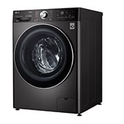 LG WiFi connected | 12kg | Washing Machine | 1360 rpm | AI DD™ | Direct Drive™ | Steam™ | TurboWash™360 | Black Steel, F4V1012BTSE