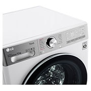 LG WiFi connected | 12kg | Washing Machine | 1360 rpm | AI DD™ | Direct Drive™ | Steam™ | TurboWash™360 | White, F4V1012WTSE