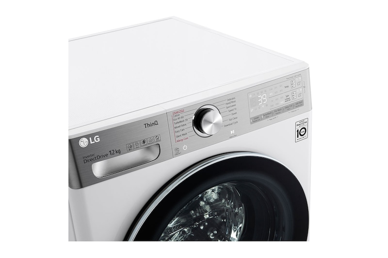 LG 12kg Washing Machine AI DD™, White, F4V1112WTSA