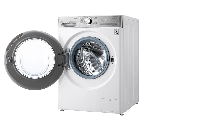 LG 12kg Washing Machine AI DD™, White, F4V1112WTSA