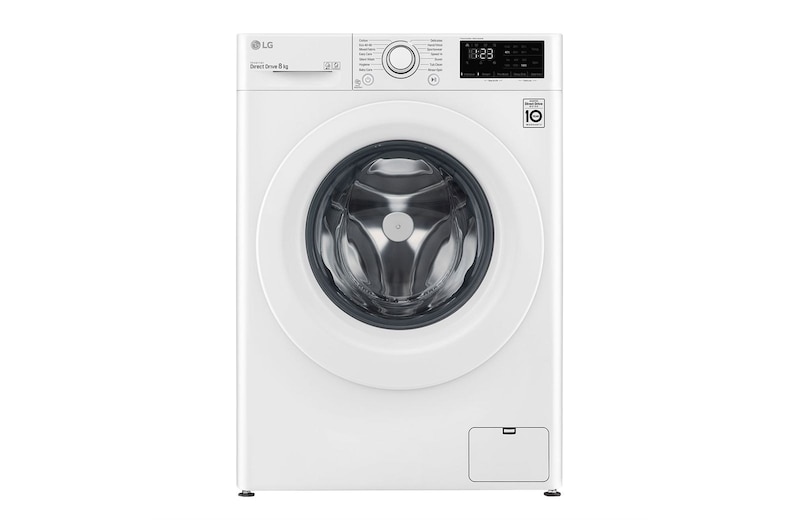 LG 8kg Washing Machine AI DD™, White, F4V308WNW