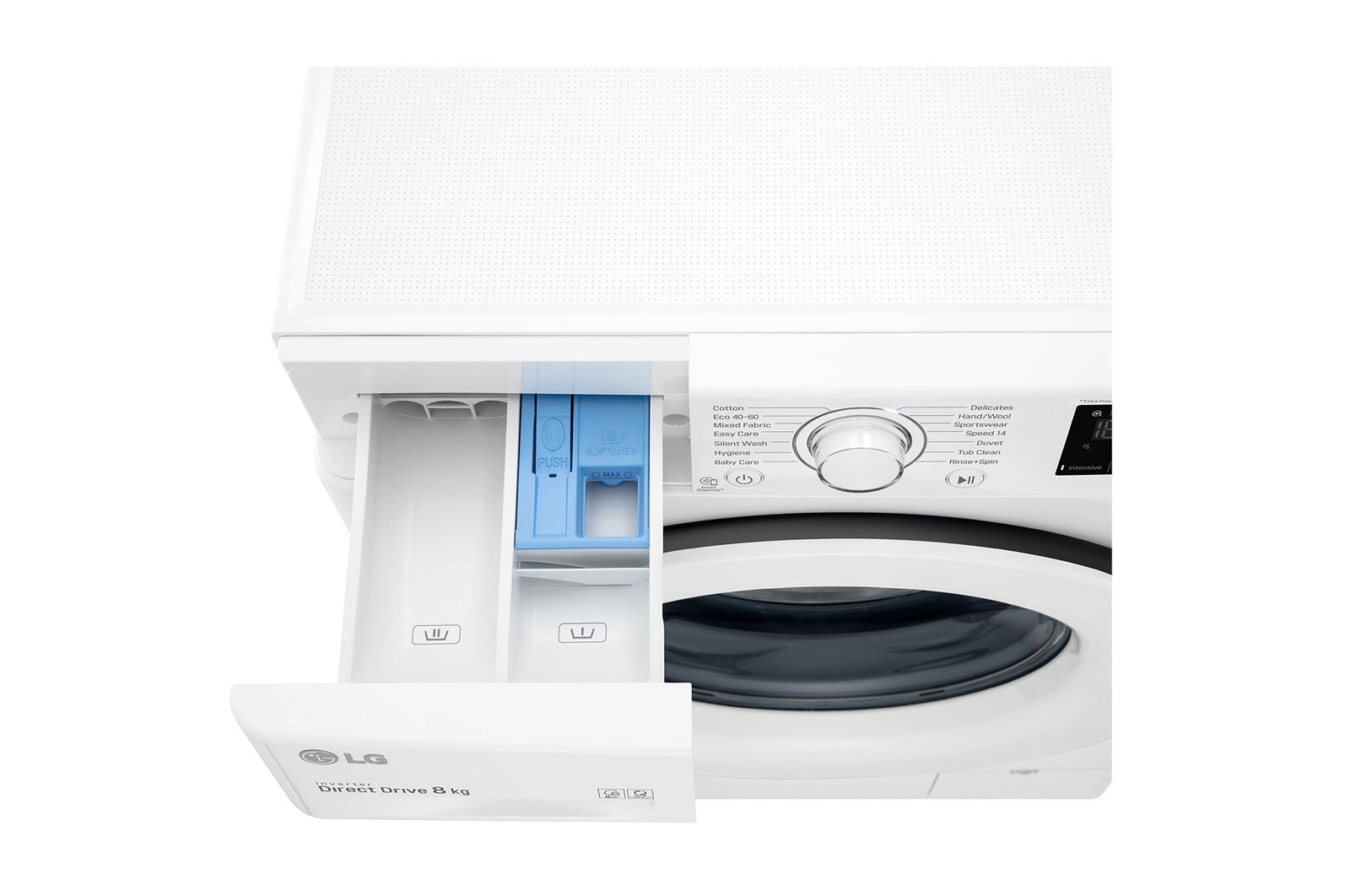 LG Direct Drive | 8kg | Washing Machine | 1360 rpm | AI DD™ | White, F4V308WNW