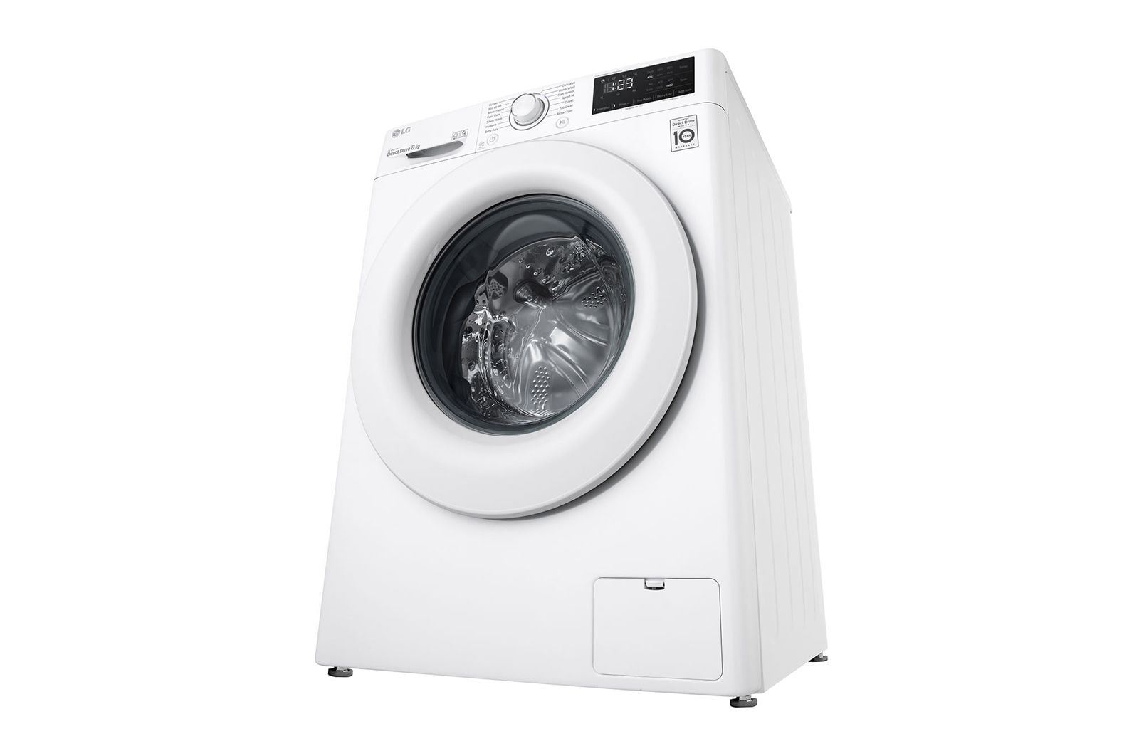 LG Direct Drive | 8kg | Washing Machine | 1360 rpm | AI DD™ | White, F4V308WNW